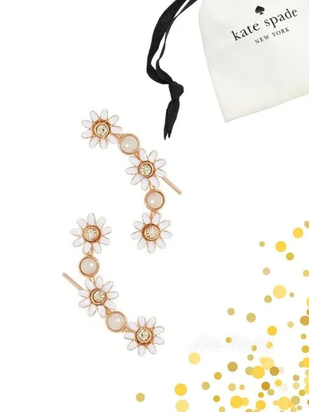 kate spade Loves Me Loves Me Not Ear Pins Earrings